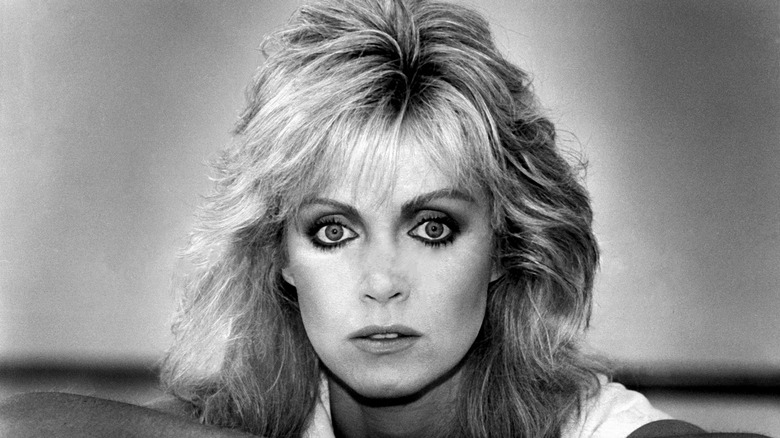 Donna Mills inside her home dance studio, March 18, 1983 in Beverly Hills, California.