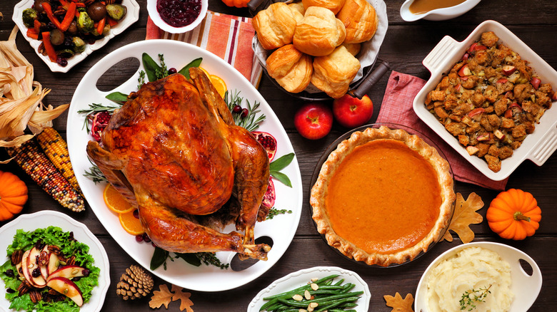 A thanksgiving spread