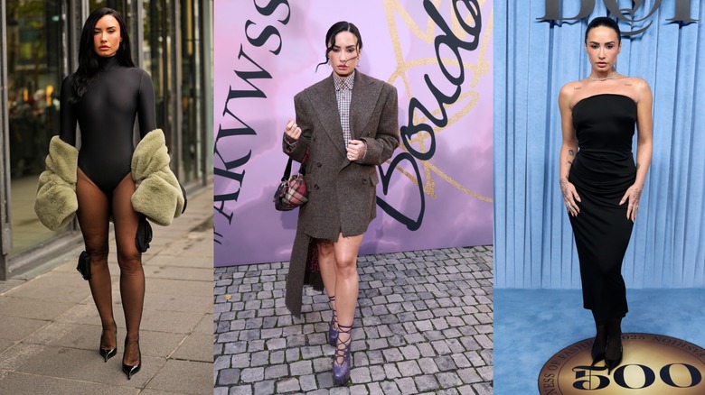 Demi Lovato at Paris Fashion Week