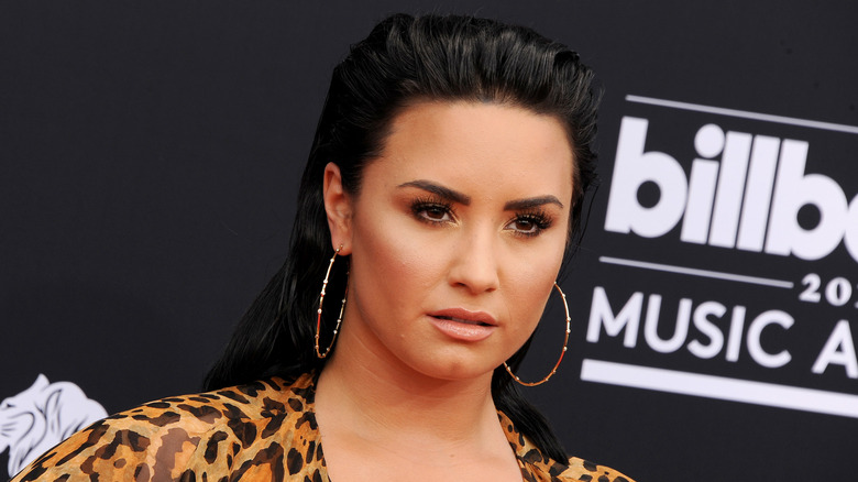 Demi Lovato at the Billboard Music Awards in 2018