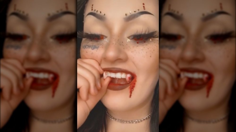 Fangs at Halloween gone wrong