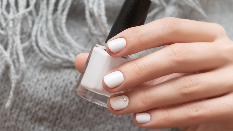 White nails