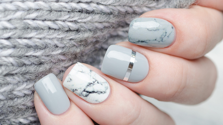 Marble nails