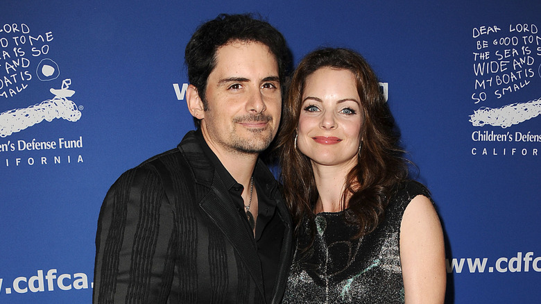 Brad Paisley and Kimberly Williams-Paisley smiling