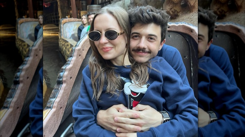 Natasha Bure and Bradley Steven Perry at Disneyland, January 2025