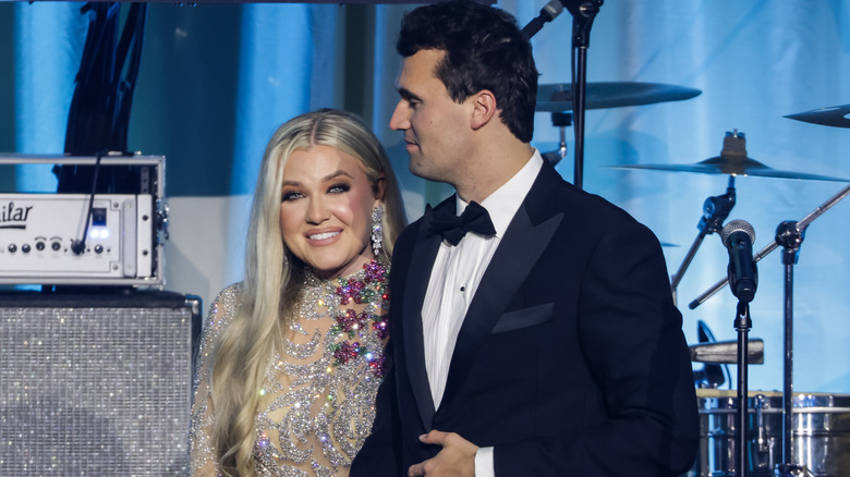 Erika Kirk and her husband, Charlie Kirk