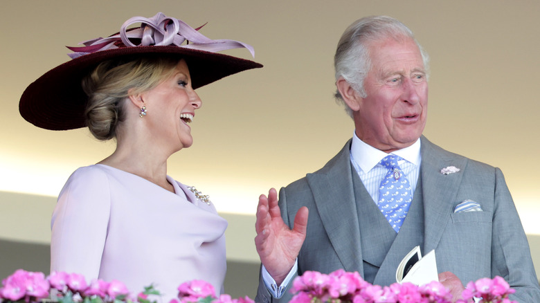 Sophie of Wessex laughs with King Charles