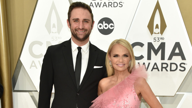 Josh Bryant and Kristin Chenoweth at the CMAs