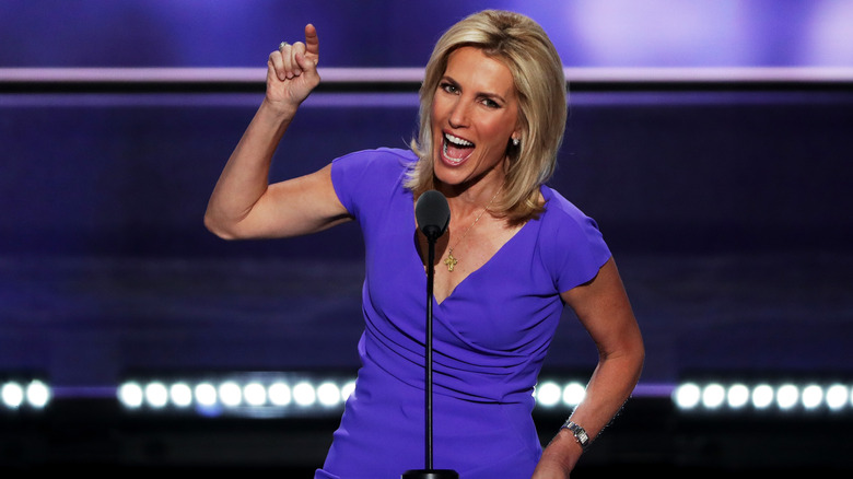 Laura Ingraham giving a speech