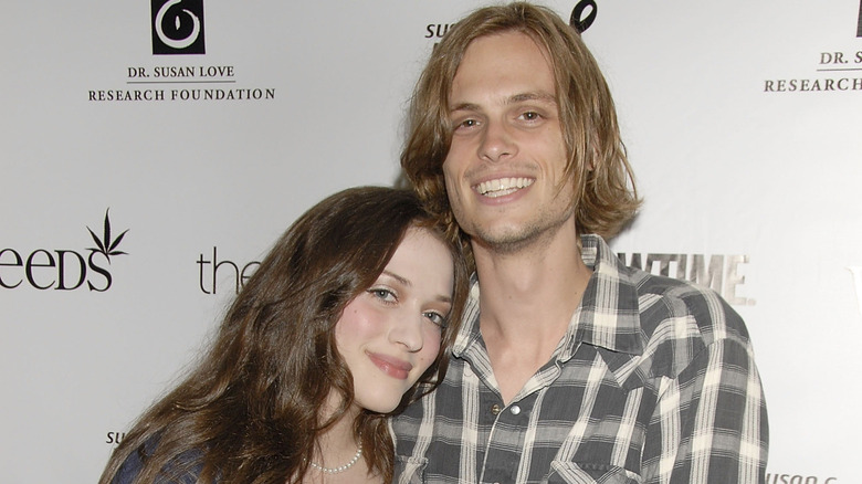 Kat Dennings and Matthew Gray Gubler at the 2007 premiere of  'Weeds'