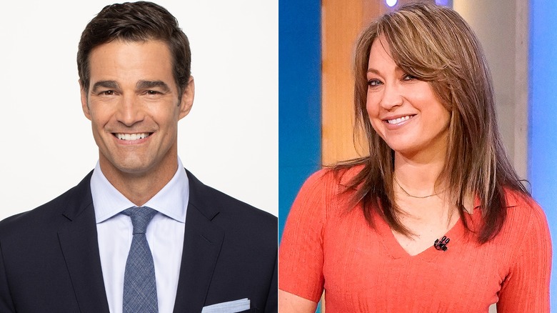 Rob Marciano and Ginger Zee in GMA portraits
