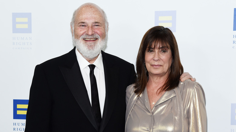 Rob and Michele Reiner smiling