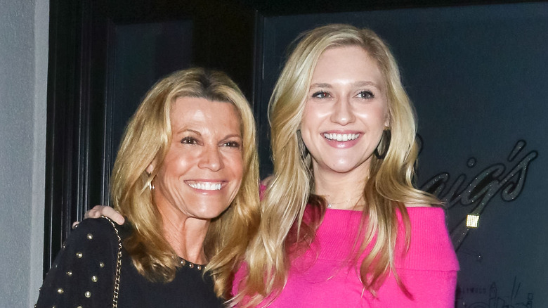 Vanna White and Maggie Sajak