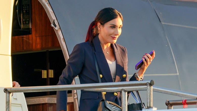 Laura Loomer arrives at Philadelphia International Airport in Pennsylvania (2024)