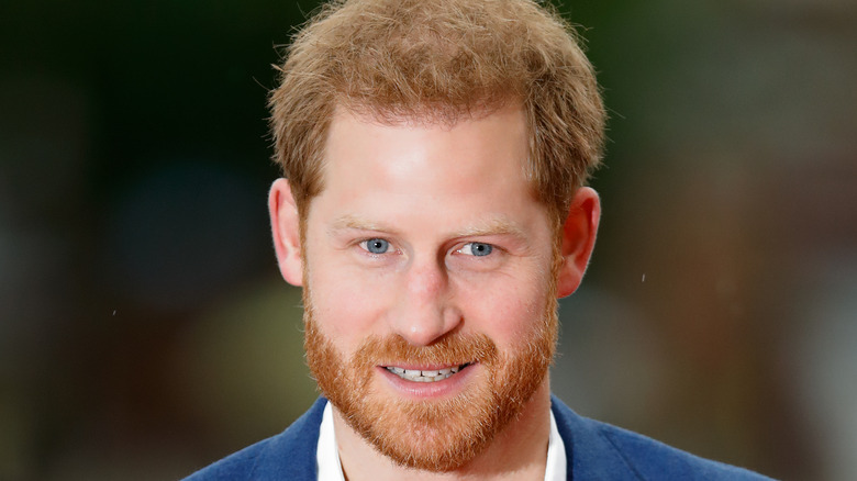 Prince Harry smiling