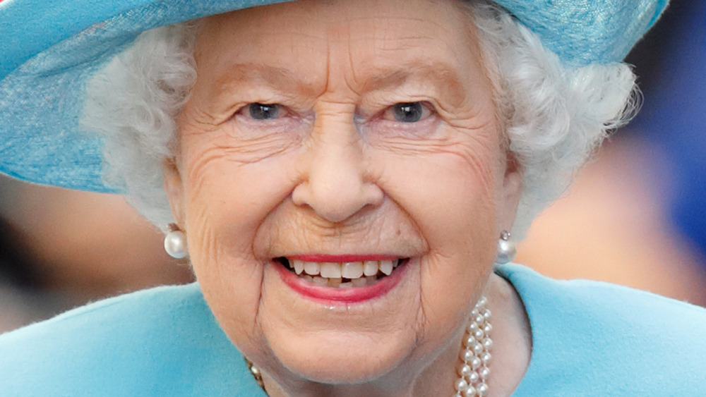 Queen Elizabeth attending an event