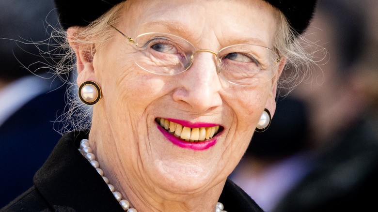 Queen Margrethe smiling