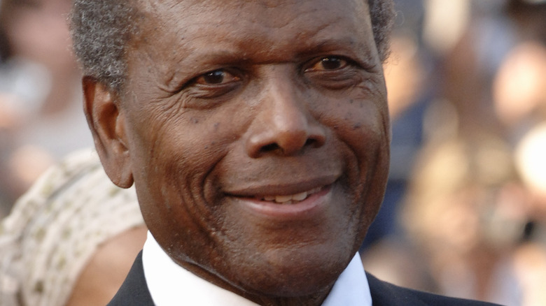 Sidney Poitier smiling 