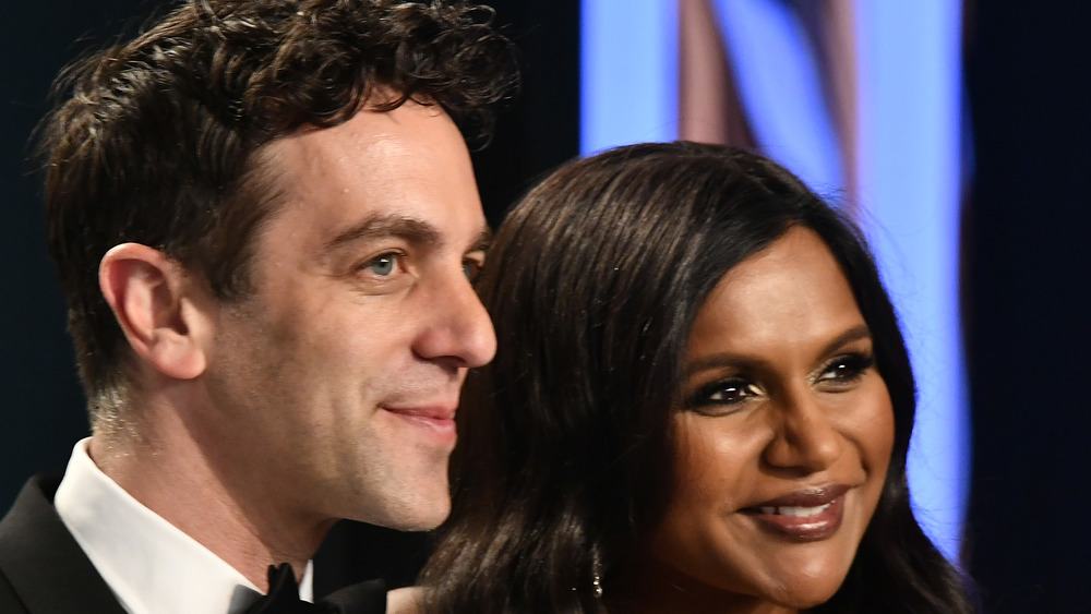 B.J. Novak and Mindy Kaling