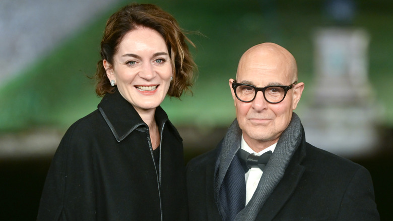 Stanley Tucci and Felicity Blunt