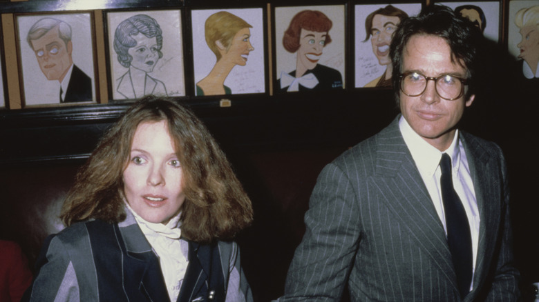 Diane Keaton and Warren Beatty at Sardi's