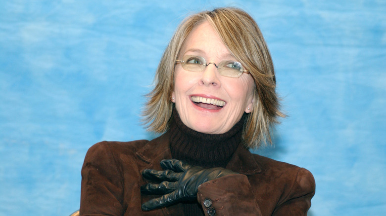 Diane Keaton laughs
