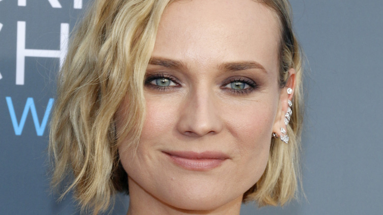 Diane Kruger poses on the red carpet