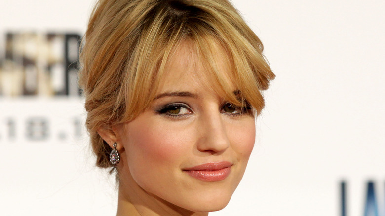 Dianna Agron with bangs 