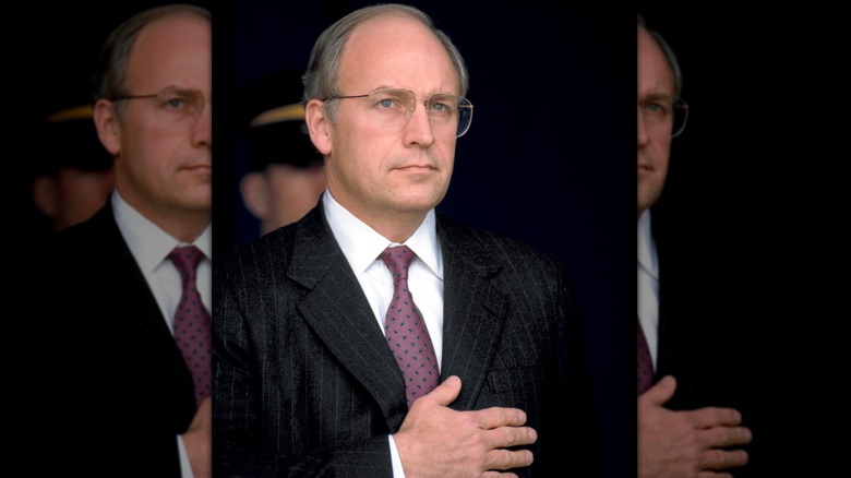 Dick Cheney during one of his swearing-in ceremonies