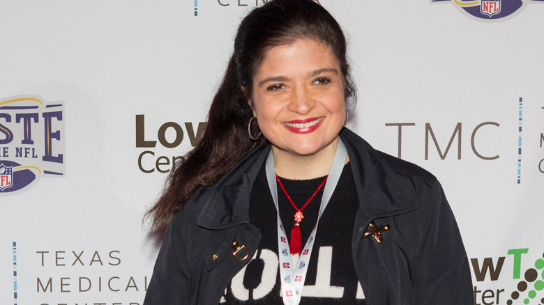 Alex Guarnaschelli arriving at an event