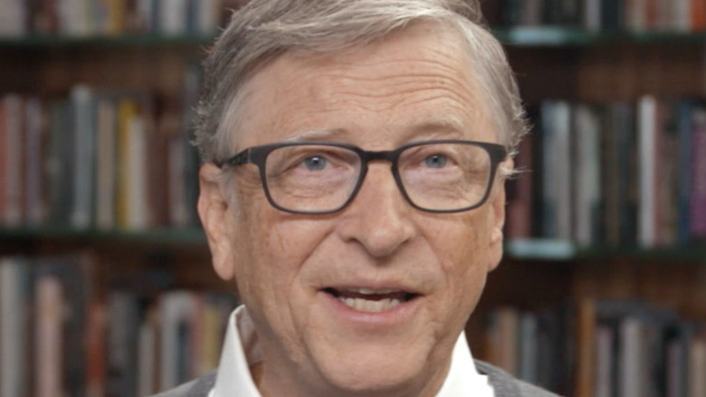 Bill and Melinda Gates speak at an event