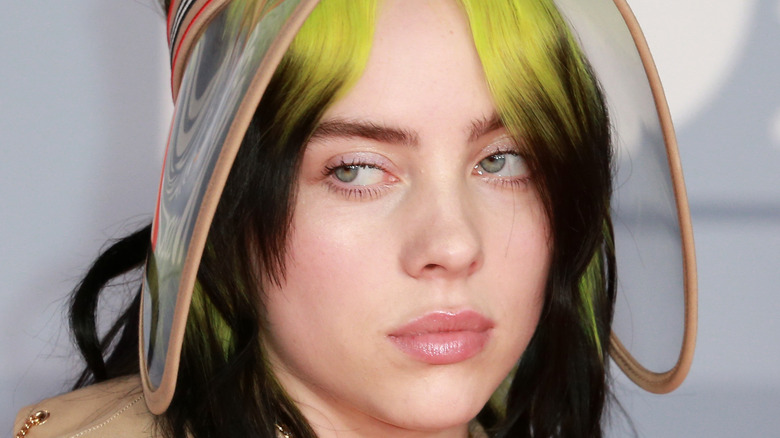 Billie Eilish on the red carpet