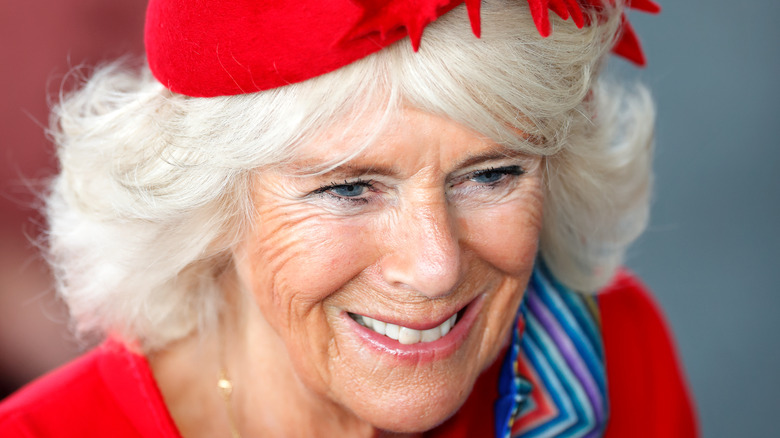 Camilla Parker Bowles smiling 