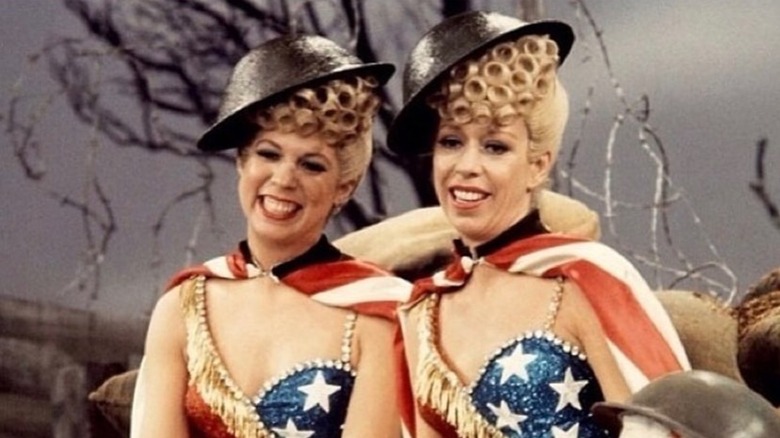 Vicki Lawrence and Carol Burnett in a sketch for The Carol Burnett Show