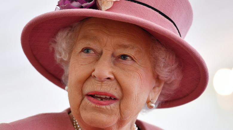 Queen Elizabeth smiling 