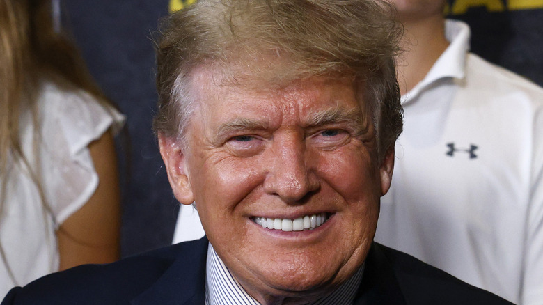 Donald Trump smiling