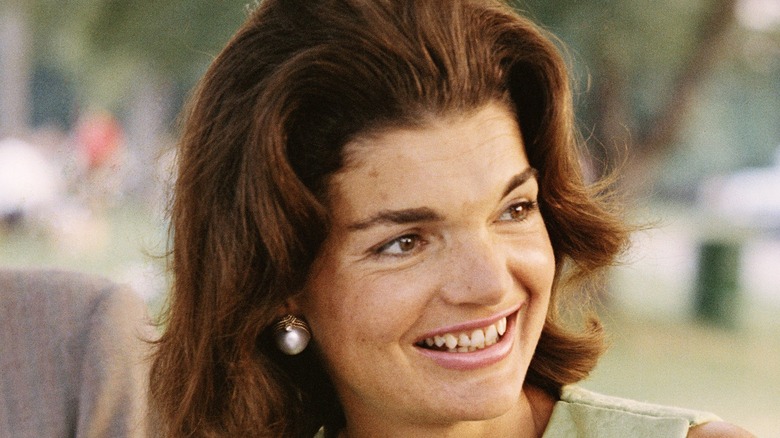 Jackie Kennedy outdoors