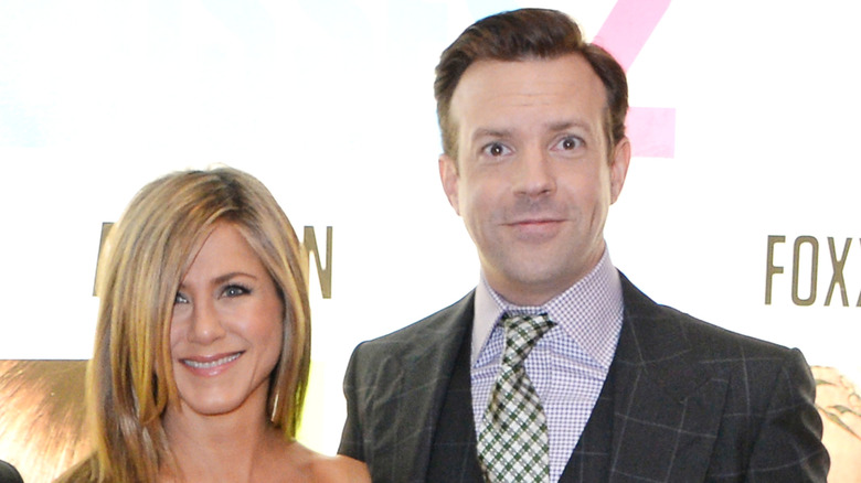 Jennifer Aniston and Jason Sudeikis at the world premiere of "Horrible Bosses 2"