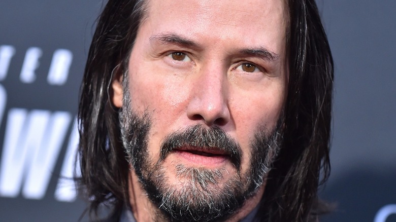 Keanu Reeves looking slightly confused