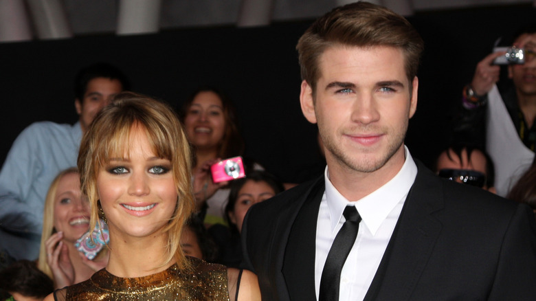 Jennifer Lawrence and Liam Hemsworth