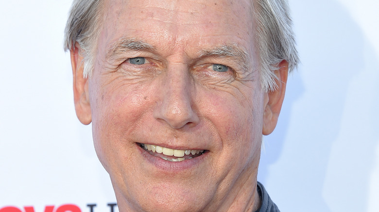 Mark Harmon smiling