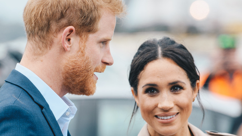 Meghan and Harry at an event 