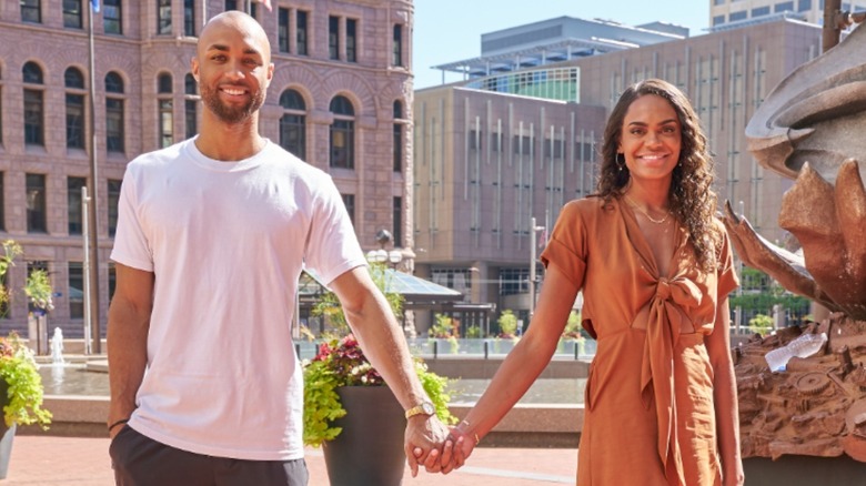 Michelle Young and Joe Coleman on The Bachelorette.