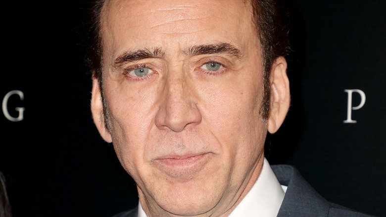 Nicolas Cage on the red carpet 