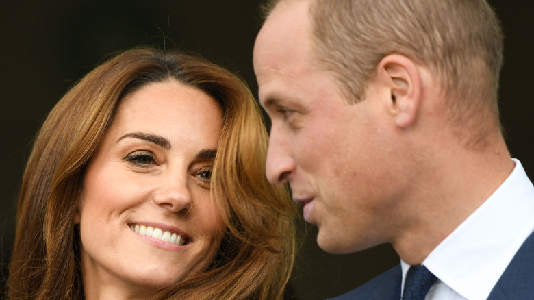 Prince William and Kate Middleton smiling