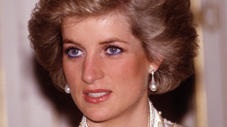 Princess Diana at an event. 