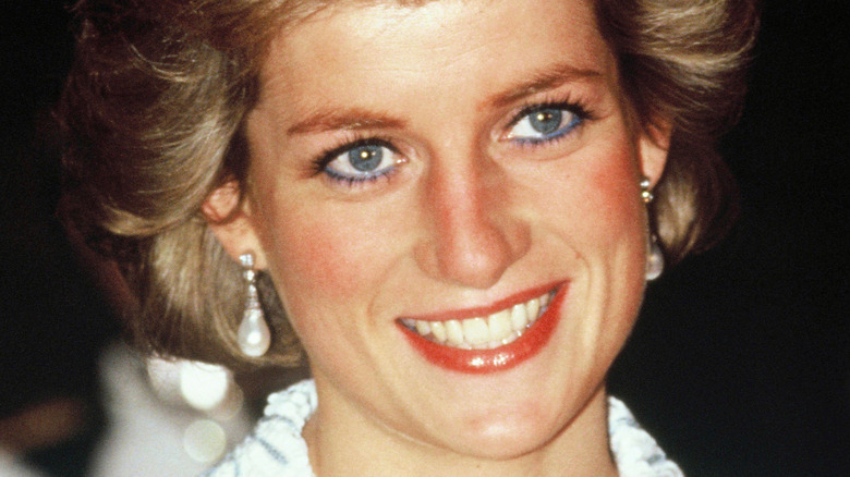 princess Diana smiling