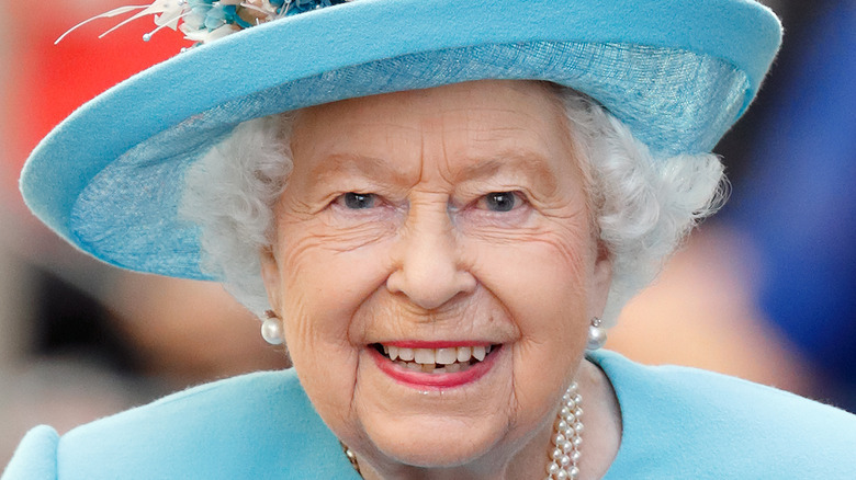 Queen Elizabeth smiling 