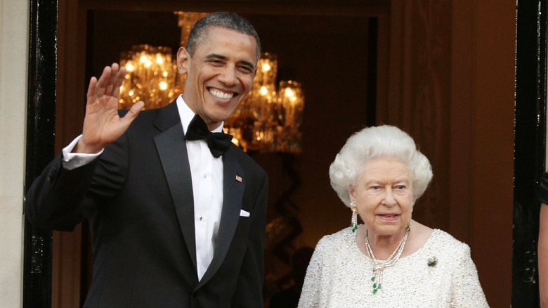 President Barack Obama, Queen Elizabeth II