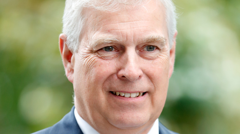 Prince Andrew smiling